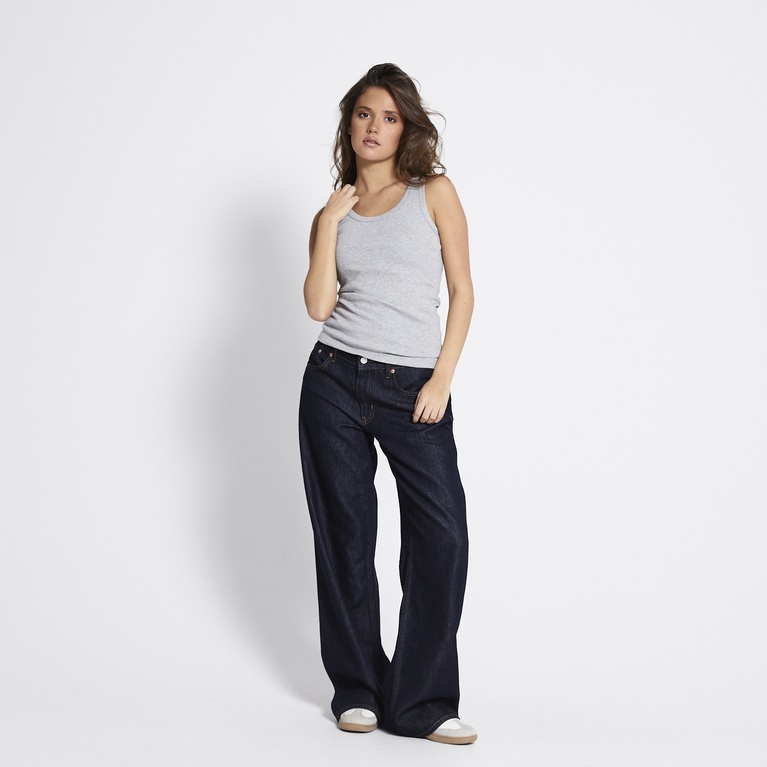 Basic ribbed tank top "Johanna"